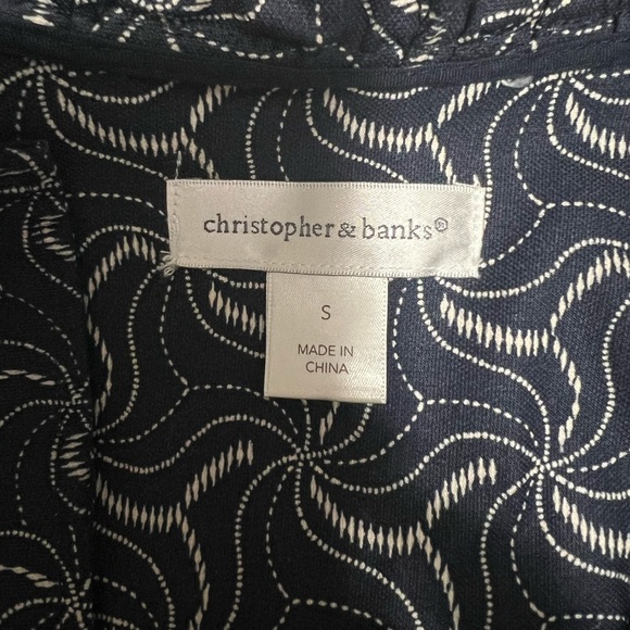 Christopher Banks Womens Size S Jacket Coath Blazer Cape 40s Style Collar Ruffle - Picture 12 of 13